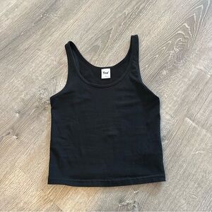 Aritzia tna cotton black tank top Size XS